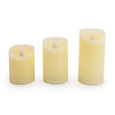 Set of 3 LED Pillar Candles